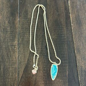 Kendra Scott turquoise arrow necklace